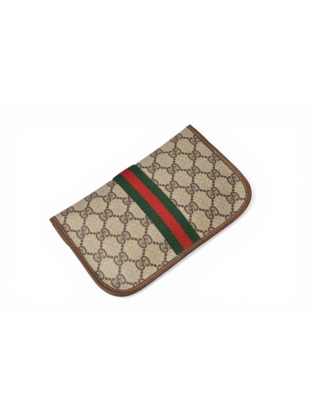 Gucci Pouch Vintage GG Plus Sherry Line Beige Brown - Picture 3 of 9
